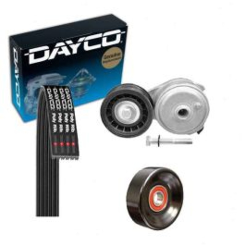 Dayco Main Drive Serpentine Belt Drive Component Kit for 1996-1998 Chevrolet C2500 Suburban 5.7L V8