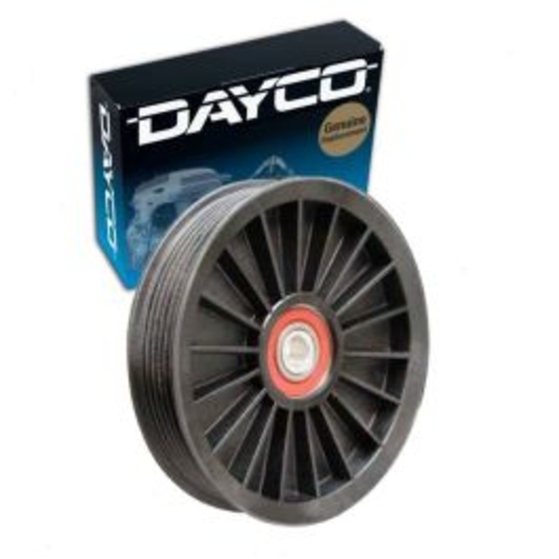 Dayco Grooved Pulley Drive Belt Idler Pulley for 1994-2000 Dodge Caravan 3.3L 3.8L V6
