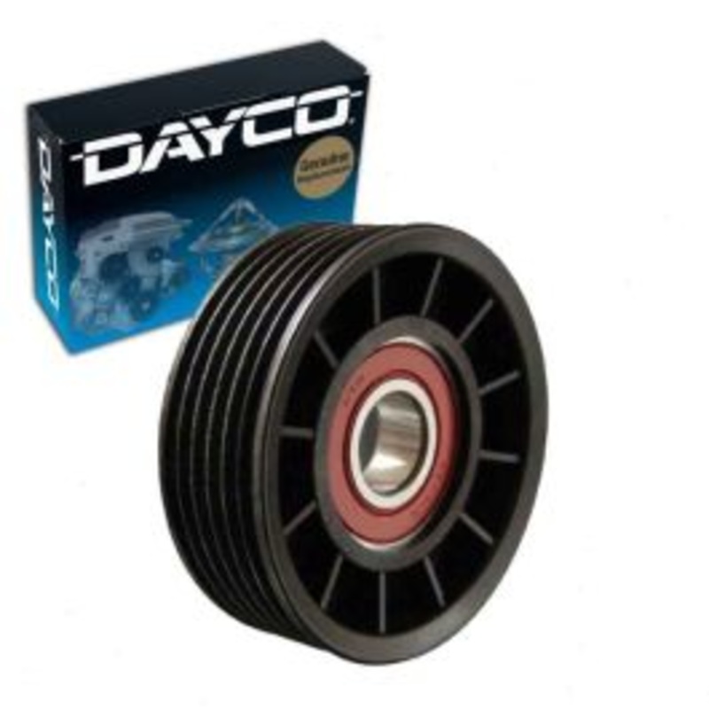 Dayco Grooved Pulley Drive Belt Idler Pulley for 2004 Chevrolet Malibu 3.5L V6
