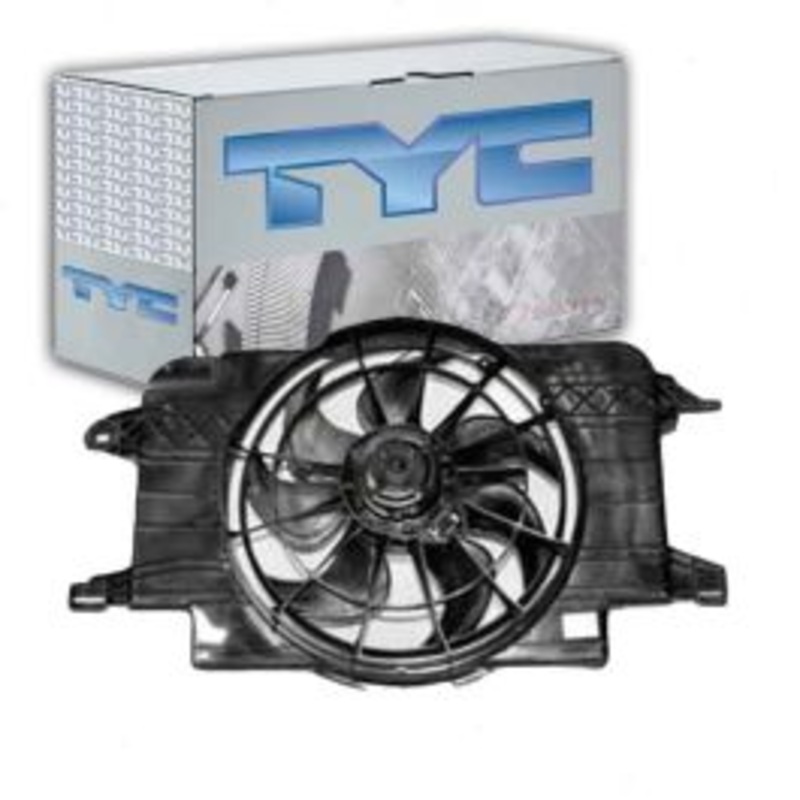 TYC Dual Radiator & Condenser Fan Assembly for 1994-2002 Saturn SL