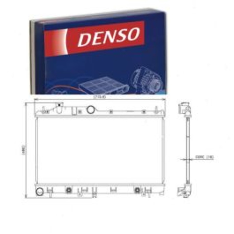 DENSO Radiator for 2008-2015 Subaru Impreza