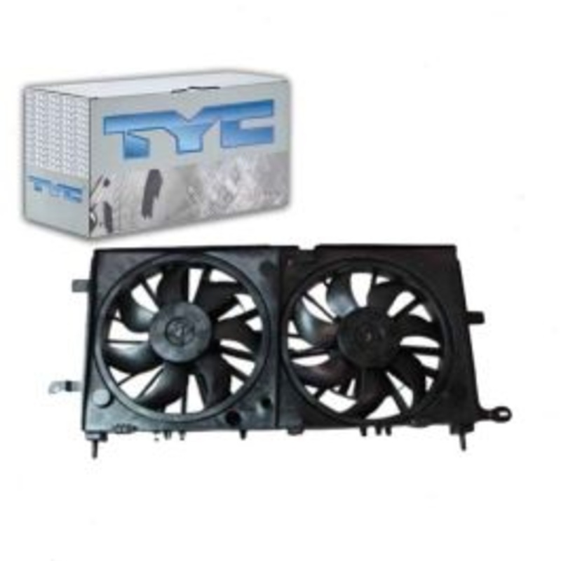 TYC Dual Radiator & Condenser Fan Assembly for 2007 Saturn Relay 3.9L V6