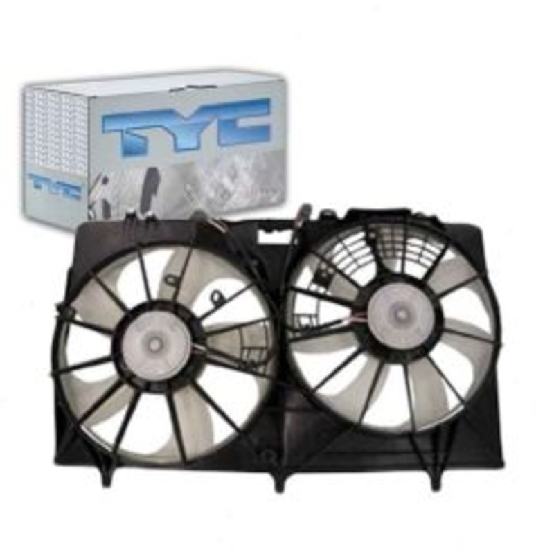 TYC 622680 Dual Radiator & Condenser Fan Assembly