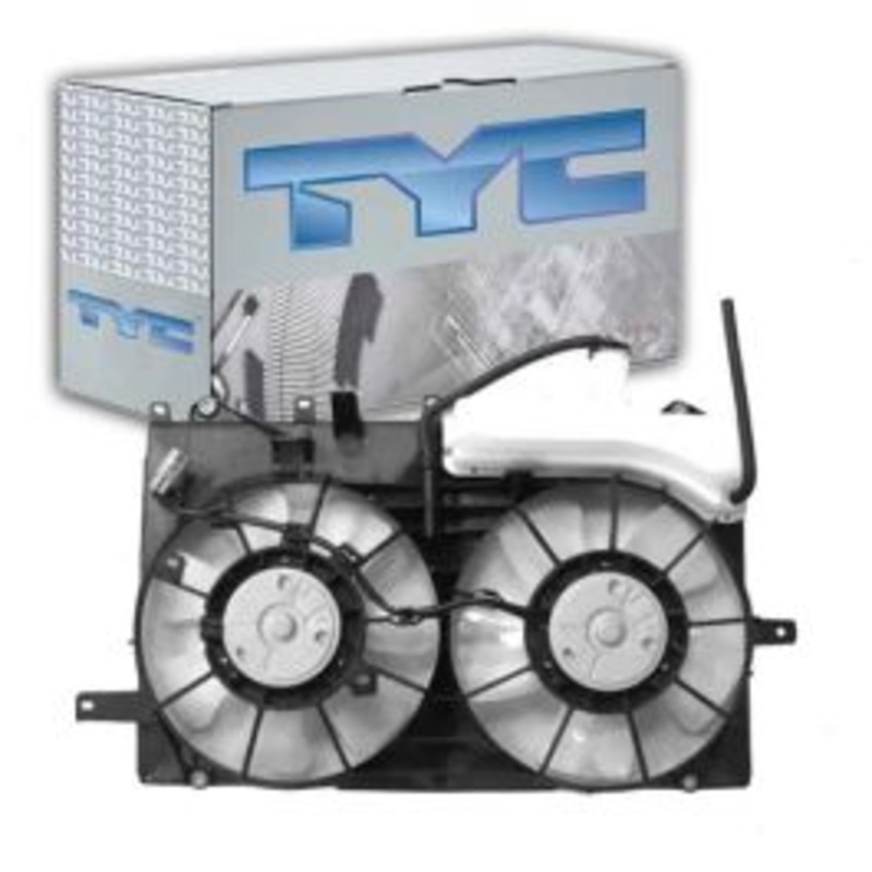 TYC Dual Radiator & Condenser Fan Assembly for 2004-2009 Toyota Prius