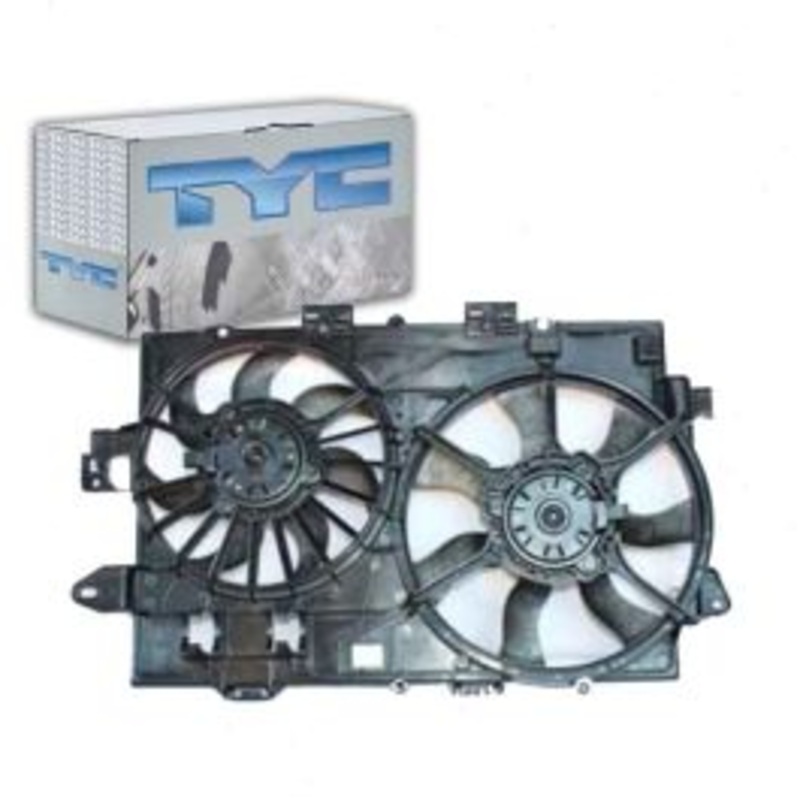 TYC Dual Radiator & Condenser Fan Assembly for 2006-2008 Chevrolet Equinox 3.4L V6