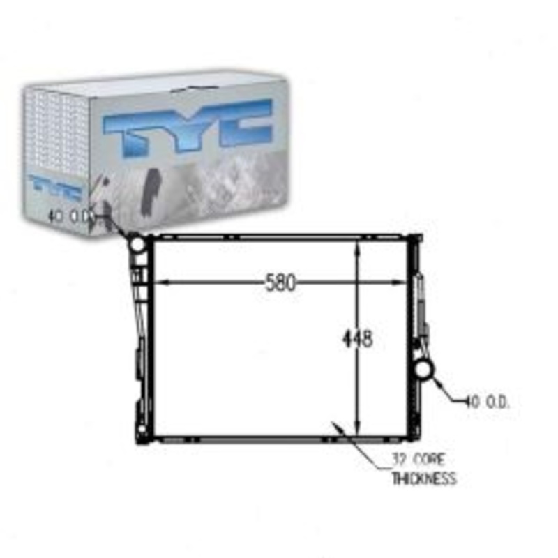 TYC Radiator for 2001-2006 BMW 330Ci 3.0L L6