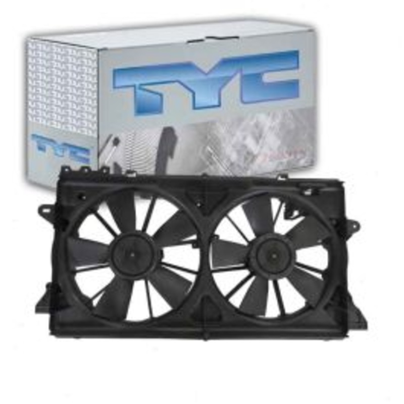 TYC Dual Radiator & Condenser Fan Assembly for 2010-2014 Ford F-150 4.6L 5.4L V8