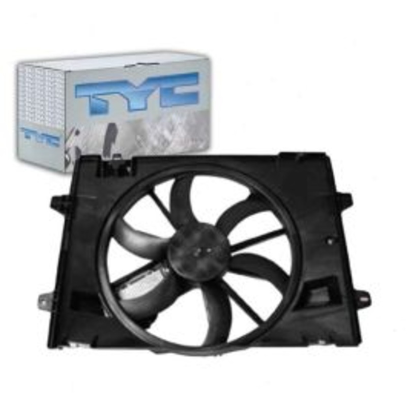 TYC 621380CU Dual Radiator & Condenser Fan Assembly