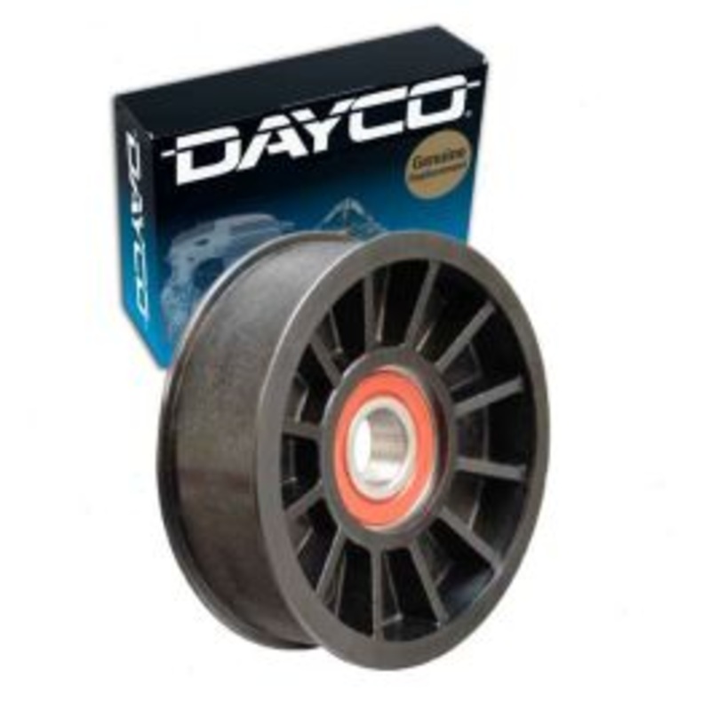 Dayco Smooth Pulley Drive Belt Idler Pulley for 1990-1995 Ford E-350 Econoline 7.5L V8