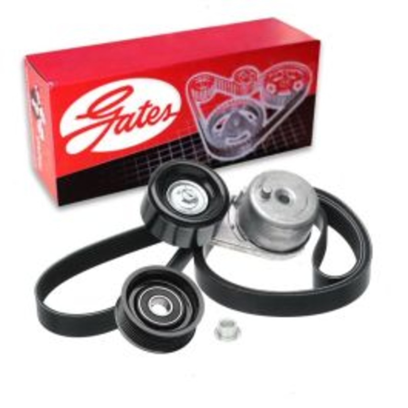 Gates Complete Serpentine Belt Drive Component Kit for 2012-2018 Nissan NV2500 4.0L V6