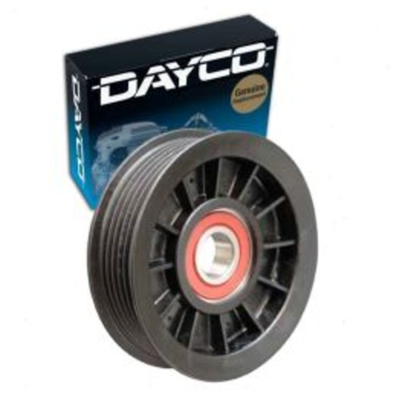 Dayco Grooved Pulley Drive Belt Idler Pulley for 2010-2013 Land Rover Range Rover 5.0L V8