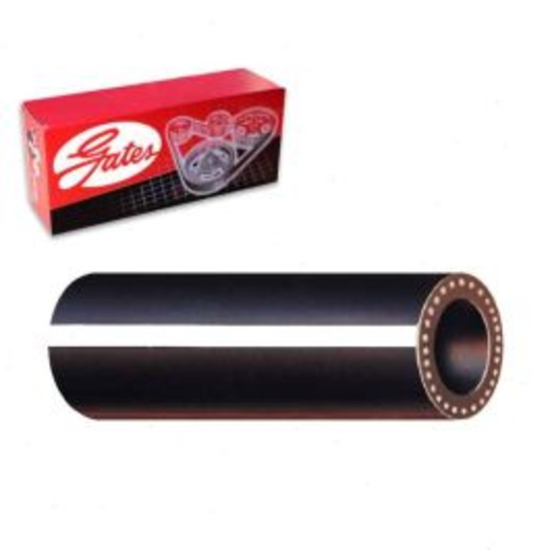 Gates Safety Stripe Aux Heater To Pipe-2 HVAC Heater Hose for 2002-2007 Cadillac Escalade EXT 6.0L 6.2L V8