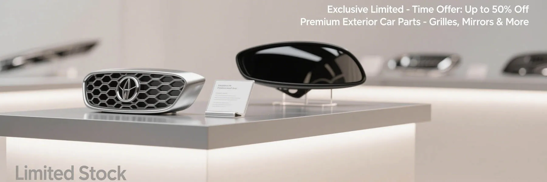 Enhance Your Ride | Premium Exterior Car Parts – Grilles, Mirrors & More